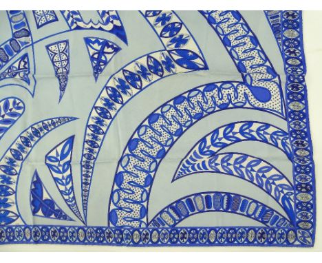 Emilio Pucci, Italian Vintage silk scarf, width 84cm.