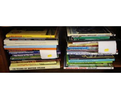 Books: Various volumes on railways including LMS Sheds on Camera, The Golder Years of British Trams