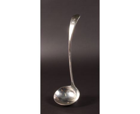A GOOD PLAIN SOUP LADLE. Sheffield 1906.