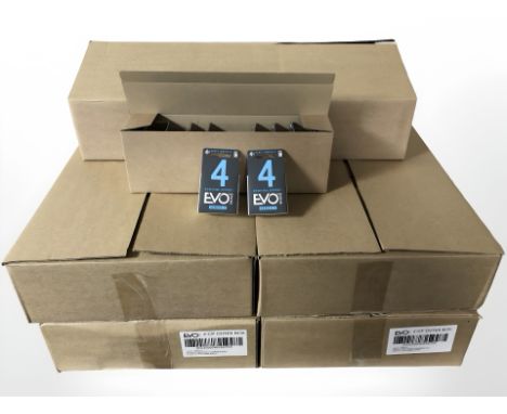 A large quantity of Evo razor cartridges. (5 boxes)