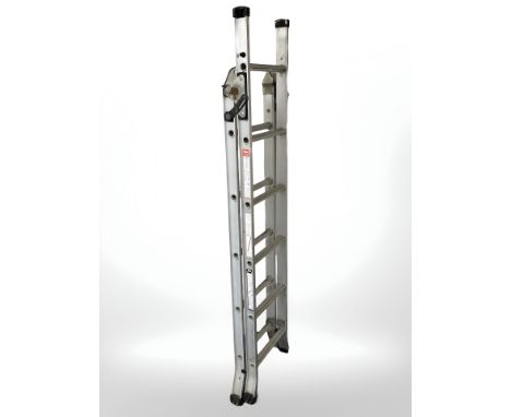 An aluminium step ladder.