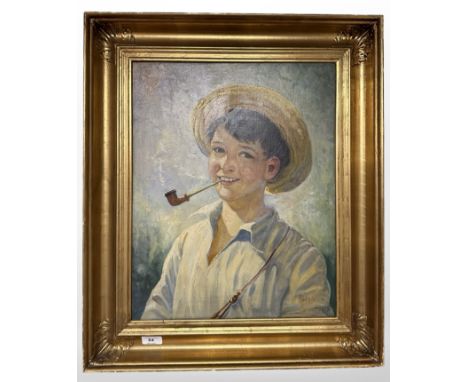Pelvi : A portrait of Huckleberry Finn, oil on canvas, 39 cm x 49 cm.