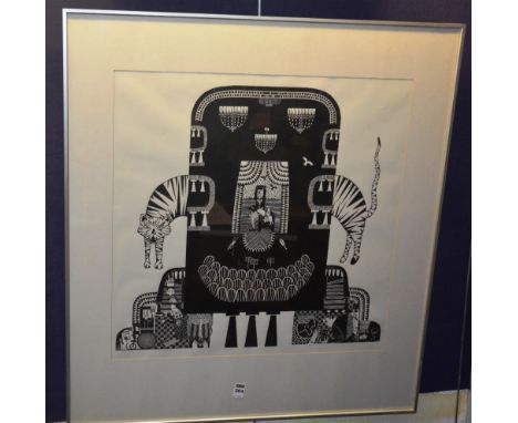 Unknown Artist
'The Magician'
Screen print, unsigned, 59 x 59cm