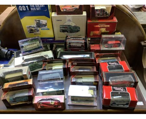 SECTION 39. A collection of Corgi, Matchbox, Original Omnibus, models of yesteryear, Pickfords, Provincial Bus box set by Cor