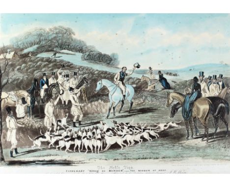 The Tipperarys"Moore's Tally Ho" to the SportsA scarce set of 4 Hunting Prints:"Tipperary Melody,""Tipperary Glory,""Tipperar