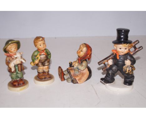 Four Goebel Figures