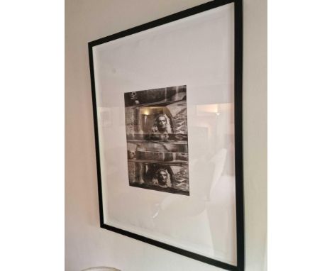 Luc Waring Limited Edition Photoprint Titled Deja&nbsp; Vu Edition 1/5 In Glazed Black Simple Frame 64 xÂ&nbsp; 85cm Luc Wari