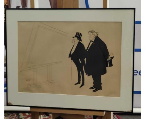 SEM aka Goursat, Georges (1863 1934) Lithograph caricatures from Album n.12 - Plate n. 24 Two amateurs  â€œDeux amateursâ€œ M