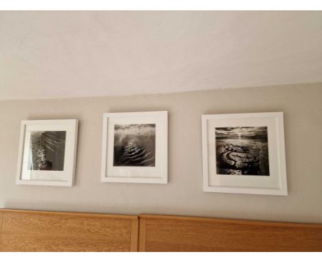 Gillian Allard A Set Of 3 x&nbsp; Framed Prints (1) Circle In The Sand Solway Firth (2) Wells Next The Sea Norfolk Beach Deta
