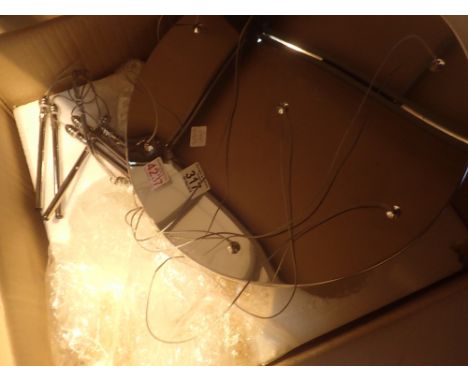 Boxed seven drop pendant light Sebastian by John Lewis RRP £295