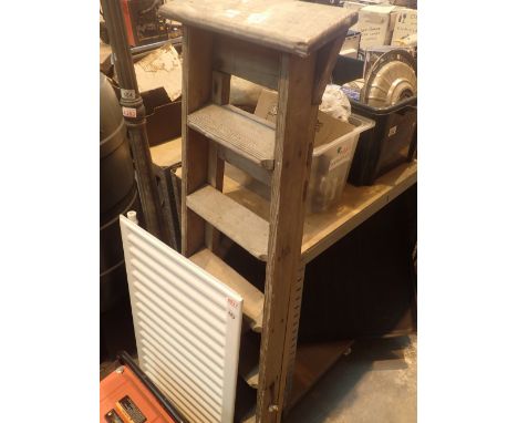 Wooden step ladder five feet