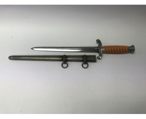 A German WW2 Army Officers dagger with scabbard.