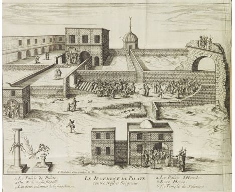 Jean Doubdan     Le voyage de la Terre-Sainte .. Seconde edition, enrichie de figures. Paris, F. Clousier 1661.  Reisebeschre