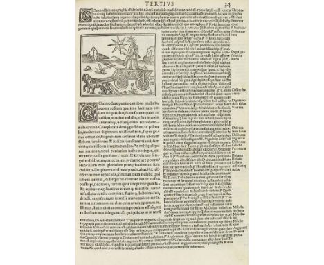 Lucius Apuleius     (De asino aureo) cum commento Beroaldi. Venedig, G. Tacuini 1516.  Die Metamorphosen des Apuleius in eine