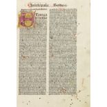 Meffreth Rubrizierung durch den Erstbesitzer Sermones de tempore et de sanctis sive Hortulus