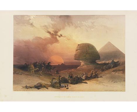 David Roberts     Monumentales Ägypten Egypt and Nubia. From Drawings made on the spot. 3 Bände. London, F. G. Moon 1846-1849