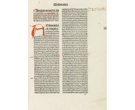 Johannes de Turrecremata     Aus einer alten Klosterbibliothek Quaestiones Evangeliorum de tempore et de sanctis. Davor: Nico