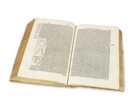 Platon     Opera. Venedig, Ph. Pincius, 22. April 1517.  Platons Werke in der berühmten lateinischen Übersetzung des Marsilio