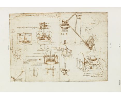Leonardo da Vinci     Der Codex Atlanticus Il codice atlantico. Faksimile nach den Originalbänden in der Biblioteca Ambrosian