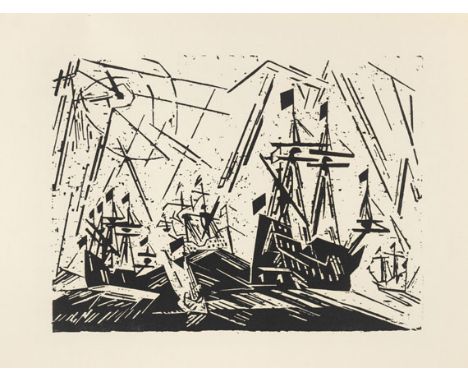 Kurt Pfister     Deutsche Graphiker der Gegenwart. Leipzig, Klinkhardt &amp; Biermann 1920.  Erste Ausgabe der expressionisti