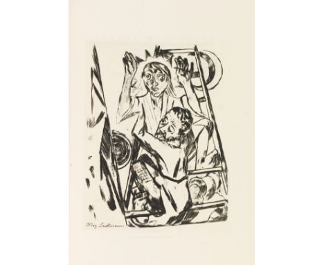 Rembrandt     Religioese Legenden. Vorrede von R. Dehmel. Text von K. Pfister. München, R. Piper 1920.  Mit den 5 Orig.-Radie
