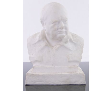 A Spode First Edition bust of Winston Churchill,height 7.25".