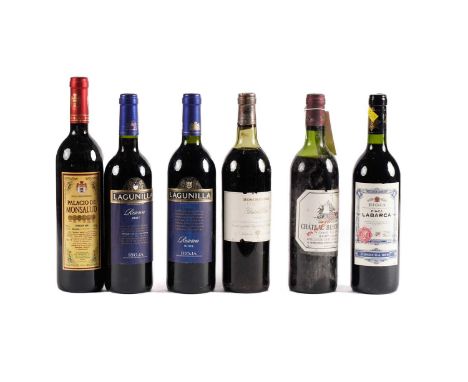 Six bottles of vintage wine, comprising: Chateau Beychevelle 1976 Grand Vin Saint-Julien; Boshendal estate wine 1986 Grand Vi