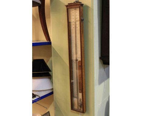 Mahogany cased Fitzroy barometer