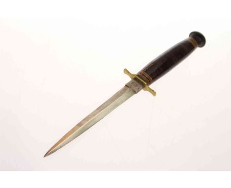 19th Century dagger by Wm Roger Sheffield inscribed 'I cut my way'