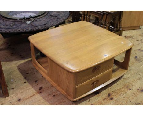 Ercol Windsor low centre storage table