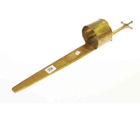 African brass arm dagger