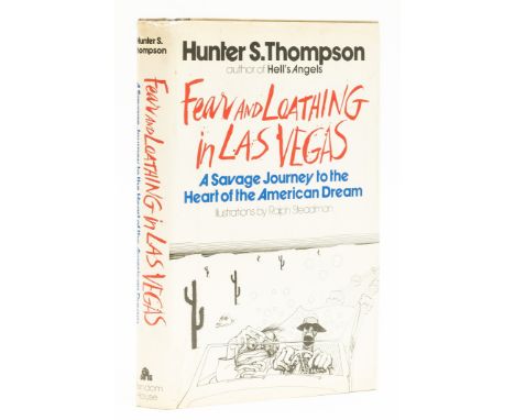 Thompson (Hunter S.) Fear and Loathing in Las Vegas, first edition, illustrations by Ralph Steadman, original cloth-backed bo