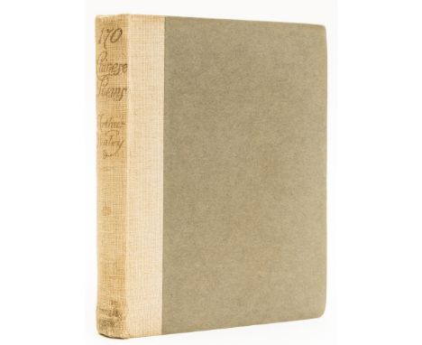 Waley (Arthur, translator) A Hundred and Seventy Chinese Poems, first edition, endpapers browned, original cloth-backed board