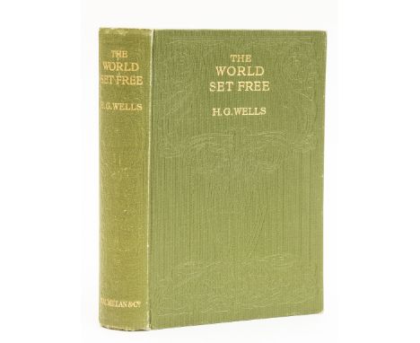 Wells  (H.G.) The World Set Free, first edition, signed presentation inscription from the author "Mrs. Townsend with warmest 