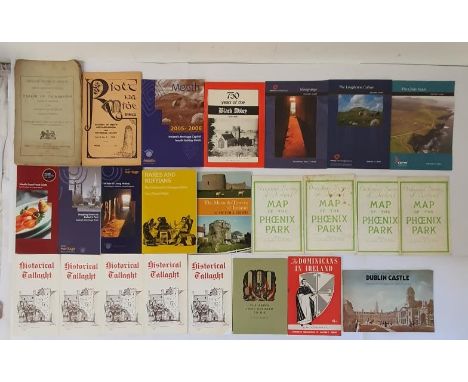 Irish Related Booklets/Pamphlets: Ordnance Survey Map of Ireland Map of the Phoenix Park; Ordnance Survey Book of Reference t