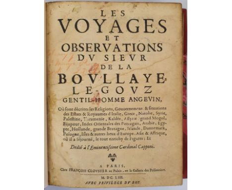 Les voyages et observations du sieur de la Boullaye-le-Gouz gentil-homme Angevin, où sont décrites les religions, gouvernemen