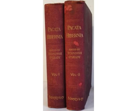 O'Grady, Standish. Pacata Hibernia or a History of The Wars In Ireland, during the reign of Queen Elizabeth. With portraits, 