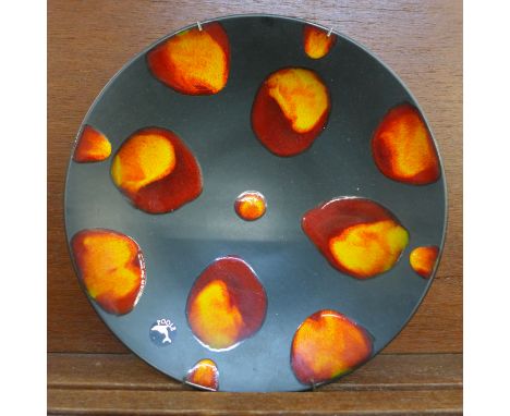 A Poole Galaxy dish, with tag, 25cm 