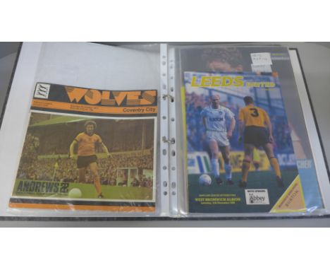 Football memorabilia; football autographs in file, includes Terry Butcher, Gordon Durie, Jimmy Case, Neville Southall, etc. 