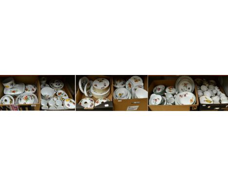 A large quantity of Royal Worcester Evesham and Evesham Vale pattern dinner, tea and coffee ware, approximately 150 pieces 