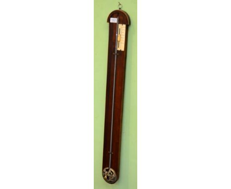 An antique stick barometer 