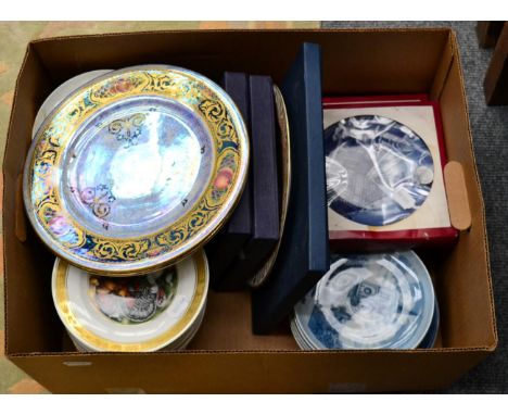 Two Maling plates; and a Newcastle Museum example; together with a large collection of Royal Copenhagen and B & G plates incl