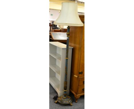 A Chinoiserie standard lamp