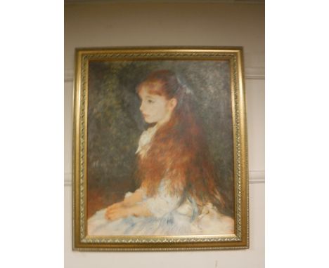 An Artagraph edition : Girl portrait, framed.