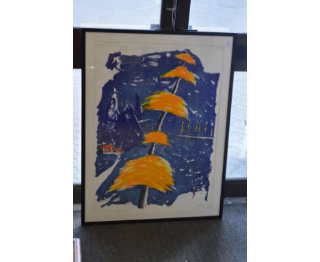 Andrew Southall, Untitled composition, lithograph, signed.