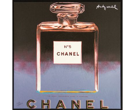 Andy Warhol (after) 'Chanel' offset lithography, size 60 x 60 cm, plate signed top right, numbered with pencil, limited editi