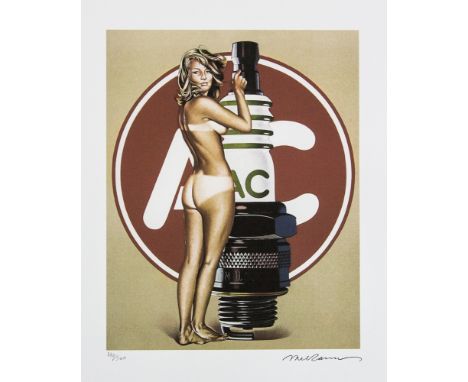 Mel Ramos (after) 'A.C. Annie' offset lithograph in colors on Arches paper, Georges Israel Editeur, sheet size 38,5 x 57 cm, 