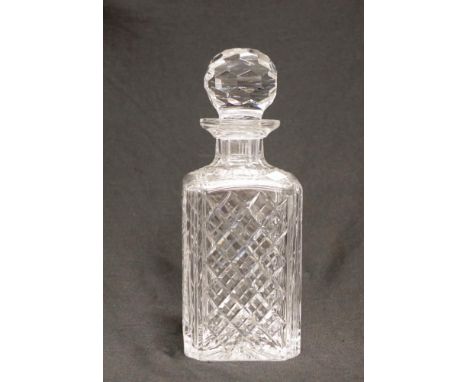 Good Stuart crystal spirit decanter height 26cm approx.