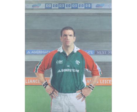 After Bryan Organ, Martin Johnson, 2004 signed by artist and sitter, limited edition colour print, 75cm x 60cm.