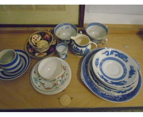 Cups, saucers and plates, 4 sets